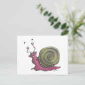 Carte Postale Joyeux escargot (Debout devant)