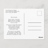 Carte Postale Joyeux et brillant Noël (Dos)