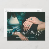 Carte Postale Joyeux et lumineux Elégant photo de vacances (Devant / Derrière)