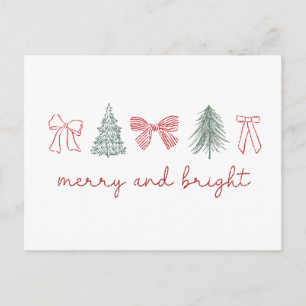 Carte Postale Joyeux et lumineux Noël
