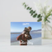 Carte postale Joyeux fête des pères (Debout devant)
