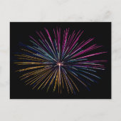 Carte Postale Joyeux feu d'artifice du Jour de l'Indépendance Co (Devant)