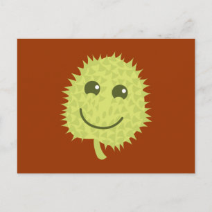 Carte Postale Joyeux fruit durian