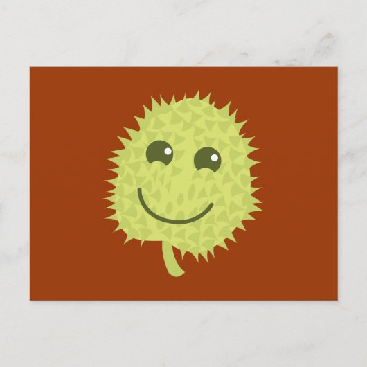 Carte Postale Joyeux fruit durian (Devant)