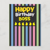 Carte Postale Joyeux garçon d'anniversaire ! (Devant)