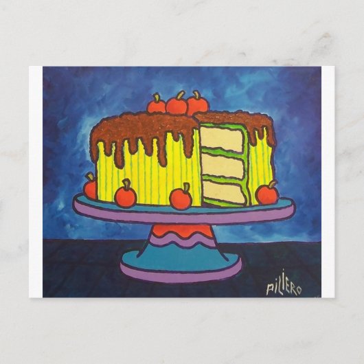 Carte Postale Joyeux gâteau (Devant)