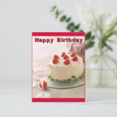 Carte Postale Joyeux gâteau d'anniversaire (Debout devant)