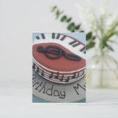 Carte Postale Joyeux gâteau de maman d'anniversaire (Debout devant)