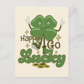 Carte Postale Joyeux Go Lucky St. Patrick's Day (Devant)