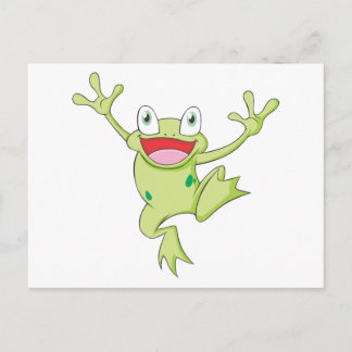 Carte Postale Joyeux grenouille-taureau américaine