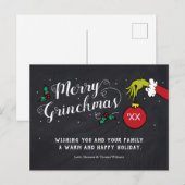 Carte Postale Joyeux Grinchmas | Grinch Holiday (Devant / Derrière)