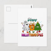 Carte Postale Joyeux Hallothankmas (Devant / Derrière)