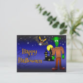 Carte Postale Joyeux Halloween (Debout devant)