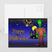 Carte Postale Joyeux Halloween (Devant / Derrière)