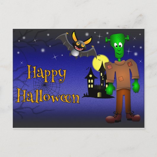 Carte Postale Joyeux Halloween (Devant)
