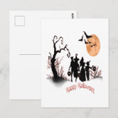 Carte Postale Joyeux Halloween (Devant / Derrière)