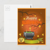 Carte Postale Joyeux Halloween (Devant / Derrière)