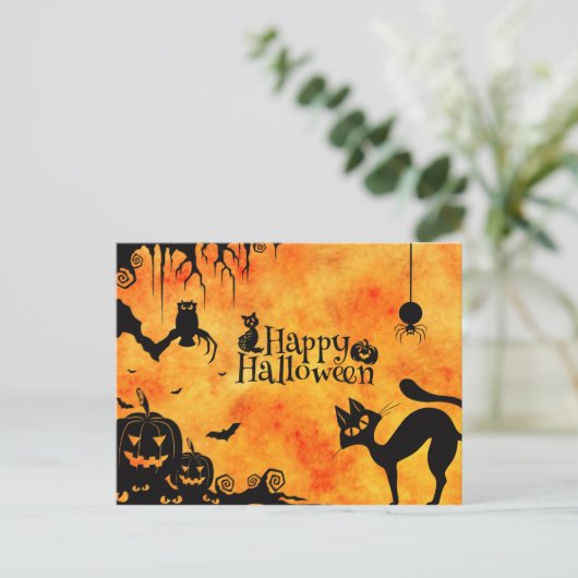 Carte Postale Joyeux Halloween (Debout devant)