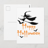 Carte Postale Joyeux Halloween (Devant / Derrière)
