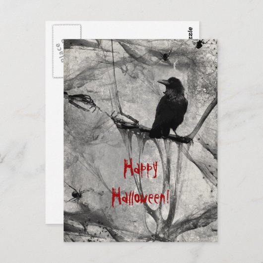 Carte Postale Joyeux Halloween (Devant / Derrière)