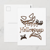 Carte Postale Joyeux Halloween (Devant / Derrière)