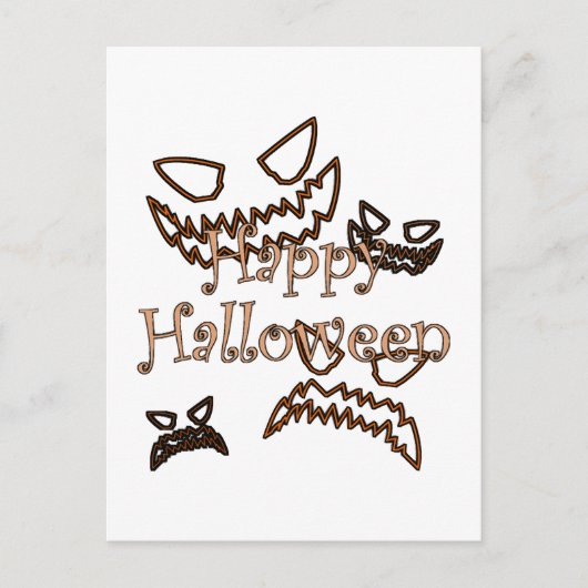 Carte Postale Joyeux Halloween (Devant)