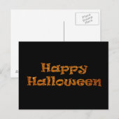 Carte Postale Joyeux Halloween (Devant / Derrière)