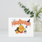 Carte Postale Joyeux Halloween (Debout devant)