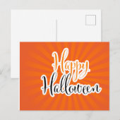 Carte Postale Joyeux Halloween (Devant / Derrière)