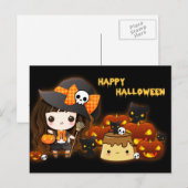 Carte Postale Joyeux Halloween (Devant / Derrière)