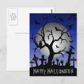 Carte Postale Joyeux Halloween (Devant / Derrière)