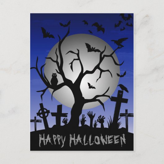 Carte Postale Joyeux Halloween (Devant)