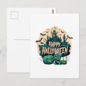 Carte Postale Joyeux Halloween (Devant / Derrière)
