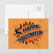 Carte Postale Joyeux Halloween (Devant / Derrière)