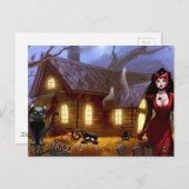 Carte Postale Joyeux Halloween (Devant / Derrière)