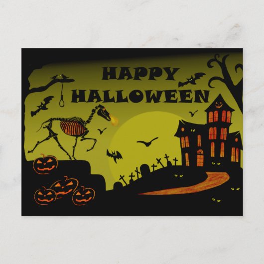 Carte Postale Joyeux Halloween (Devant)