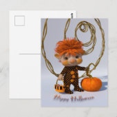 Carte Postale Joyeux Halloween (Devant / Derrière)