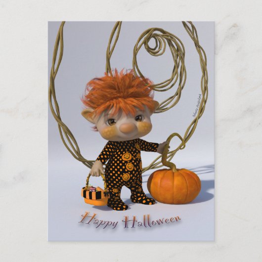Carte Postale Joyeux Halloween (Devant)