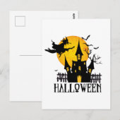 Carte Postale Joyeux Halloween (Devant / Derrière)