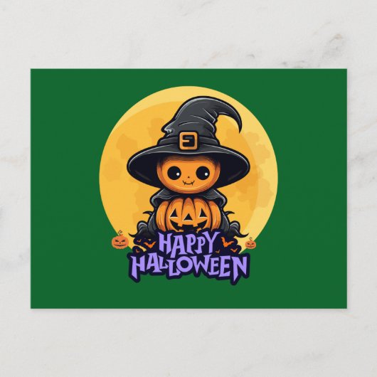 Carte Postale Joyeux Halloween (Devant)