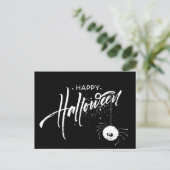 Carte Postale Joyeux Halloween Araignée  (Debout devant)