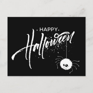Carte Postale Joyeux Halloween Araignée 