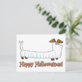 Carte Postale Joyeux Halloween Dachshund (Debout devant)