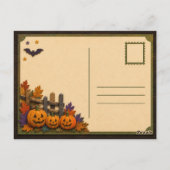 Carte Postale Joyeux Halloween d'enfants d'Alabama (Dos)