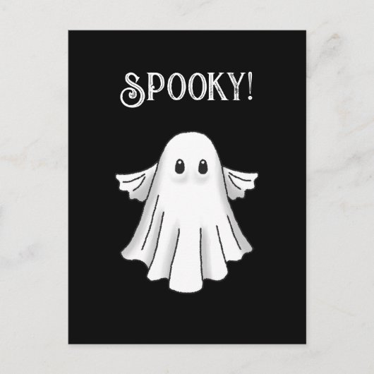 Carte Postale Joyeux Halloween effrayant (Devant)