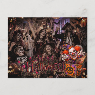Carte Postale Joyeux Halloween effrayant Photo personnalisée