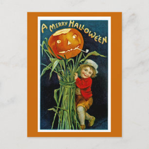Carte Postale Joyeux Halloween Jack o' Lantern