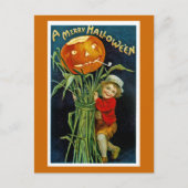 Carte Postale Joyeux Halloween Jack o' Lantern (Devant)
