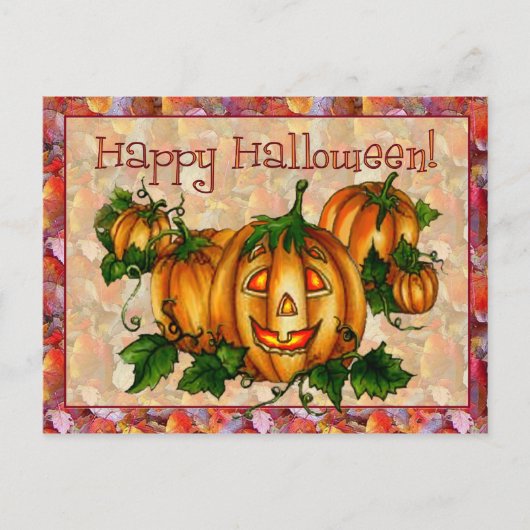 Carte Postale JOYEUX HALLOWEEN par SHARON SHARPE (Devant)