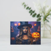 Carte Postale Joyeux Halloween | Rester en cuisine (Debout devant)